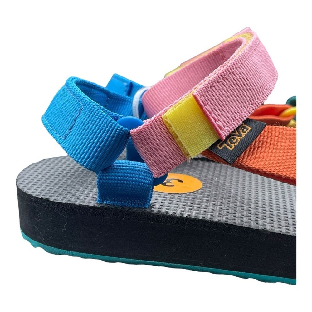 Teva Youth Multicolor Kids Sandals size 3 color: 90’s mult - Picture 4 of 9